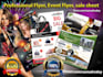 design sale sell sheet, church event flyer, line card 4hrs