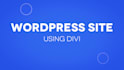 design responsive wordpress website using divi theme