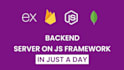 make a backend server with node js