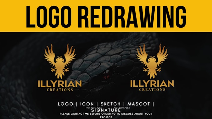 transform your logo or sketch to vector