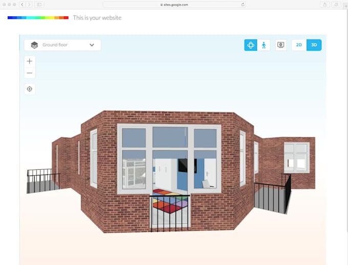Create an interactive 3d floor plan with floorplanner
