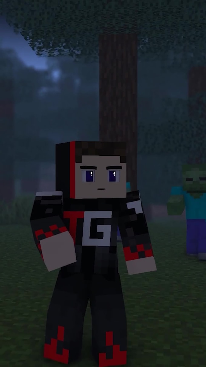 professional minecraft 3d animation