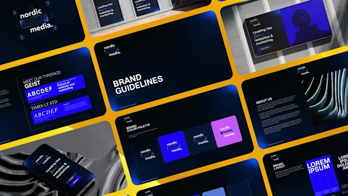 design brand style guide, brand guidelines, and brand book