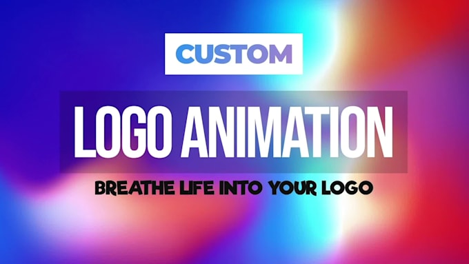 edit the template after effects or make a logo animation