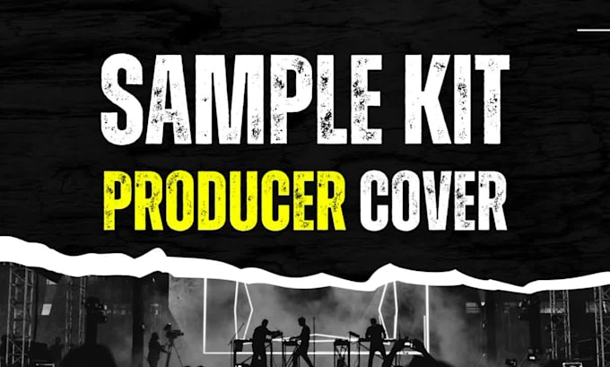 design high quality sample kit cover art for music producers