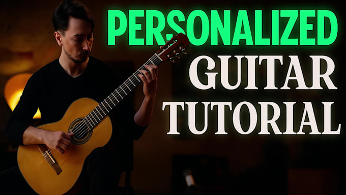 record a step by step guitar tutorial of any song