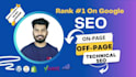 on page optimization and technical SEO to improve your website rankings