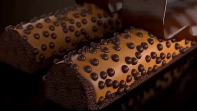 render realistic 3d food animation, 3d chocolate animation, 3d modeling