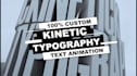 create custom kinetic typography and text animation