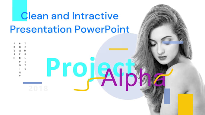 design clean and interactive powerpoint presentation