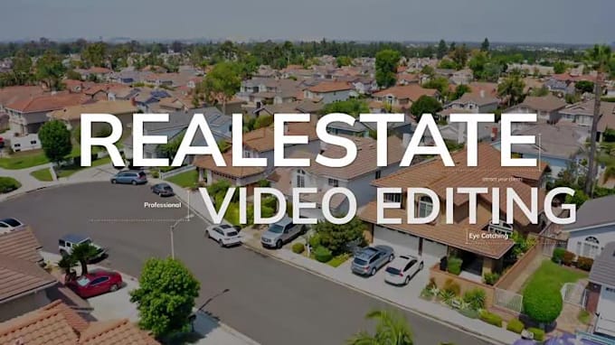 edit a professional real estate video