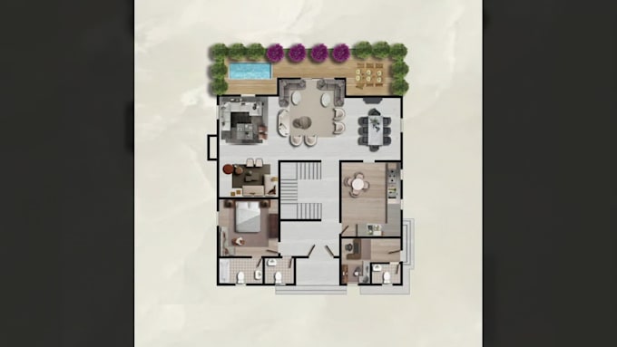do 2d floor plan, architect architectural drawing presentation for real estate