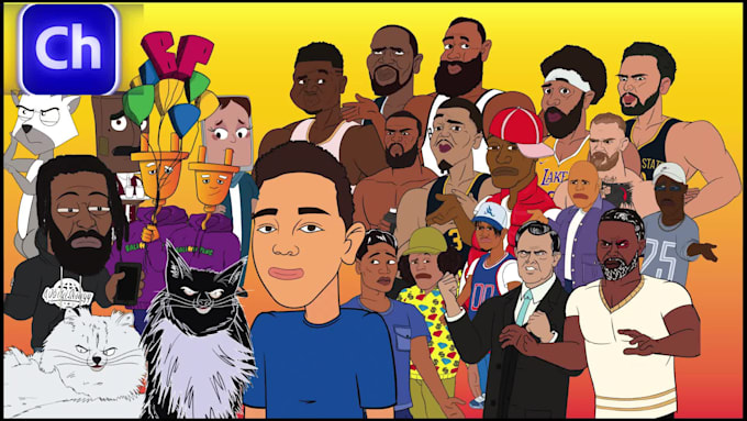 create and rig adobe character animator puppet with triggers