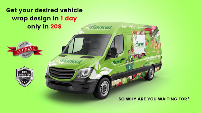 do vehicle wrap design, car wrap, and truck wrap design
