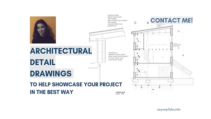 do section details, 2d and 3d construction details