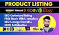 do ebay listing, ebay product listing, ebay lister, ebay product upload