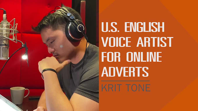 be your male US american voice artist for online ads voiceovers