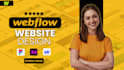 develop webflow website, convert figma to webflow, xd to webflow