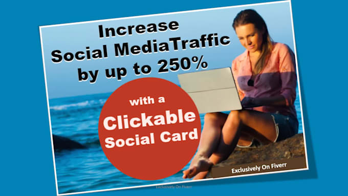 create a clickable image for facebook, twitter and linkedin