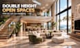 create realistic 3d attic, loft and double height space renderings