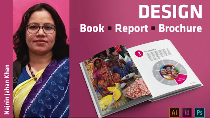 design book, report and brochure
