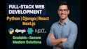 develop full stack web application using django, react and next