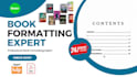 do kdp book formatting, paperback and ebook publishing for amazon KDP
