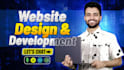 build custom website, full stack website development as software developer