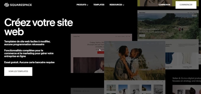 create your website on squarespace