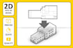 convert 2d drawing into 3d model