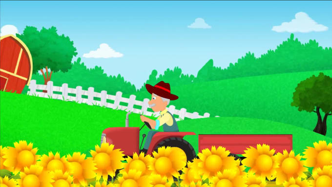 Create 2d animation nursery rhymes and story video by Mugicreations | Fiverr