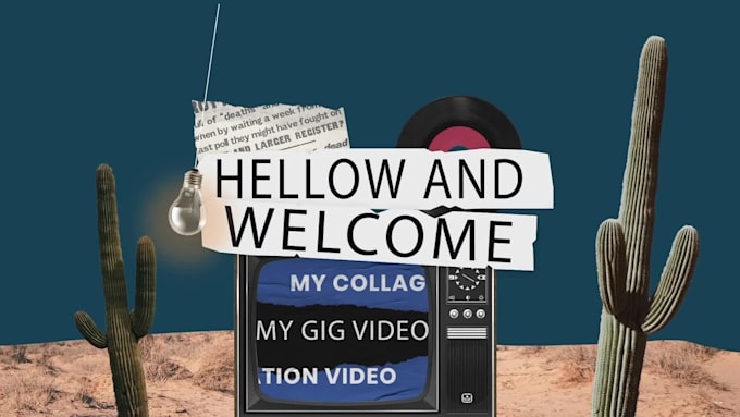 create an animated collage animation video