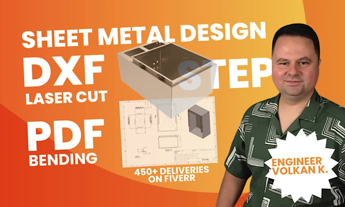 do sheet metal design and dxf for laser in solidworks
