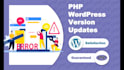 do update php version, wordpress version, plugins, and backup
