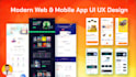 website and mobile app uiux design, wireframe, prototype, web template, nft web