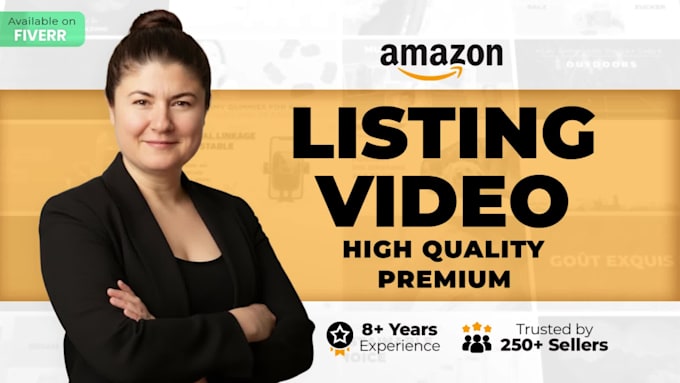 create high quality amazon listing video for your product