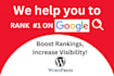 do expert on page SEO for wordpress using advanced strategy