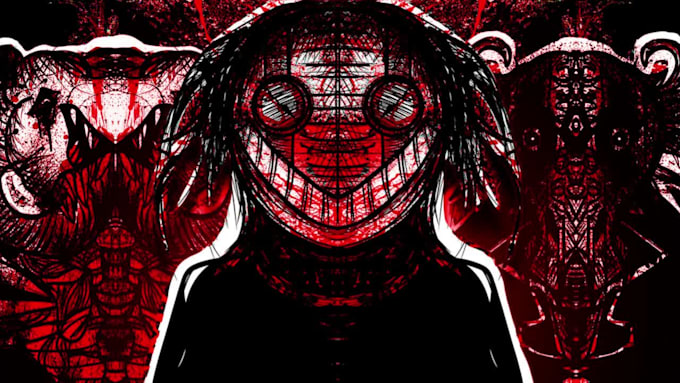 draw original horror characters in a brutal style