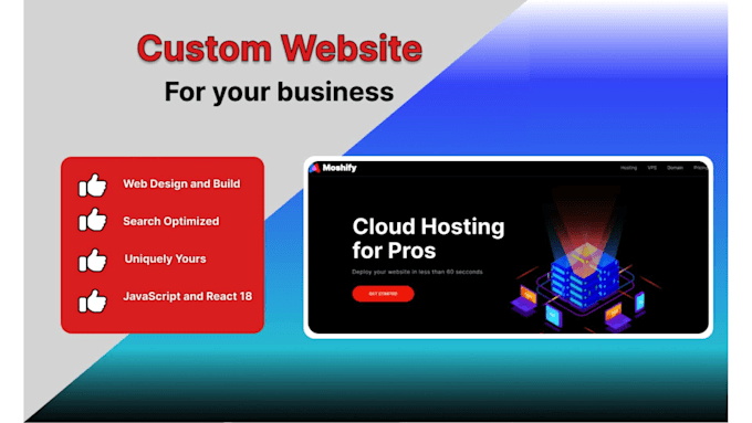 create you a search engine optimized business website