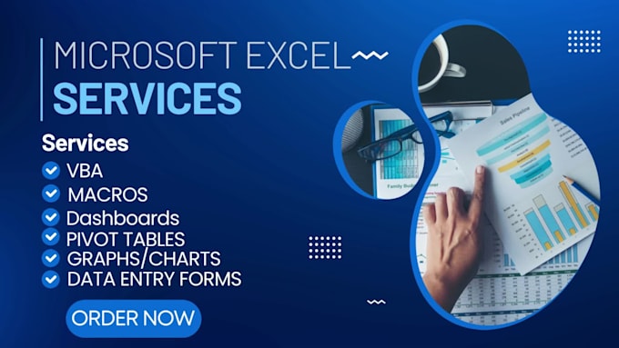 design charts, graphs, tables in excel and google sheets