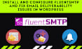 do fluentsmtp installation and configuration for wordpress