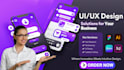 design a pro figma UI UX website template for web and mob