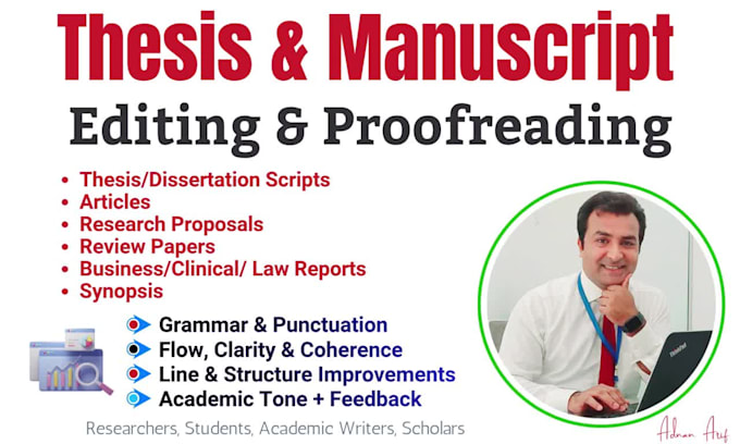 professionally proofread and edit your research work with track change