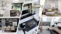 do 3d interior design of kitchen, bathroom, and living room
