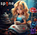 create 2d character animation in spine pro