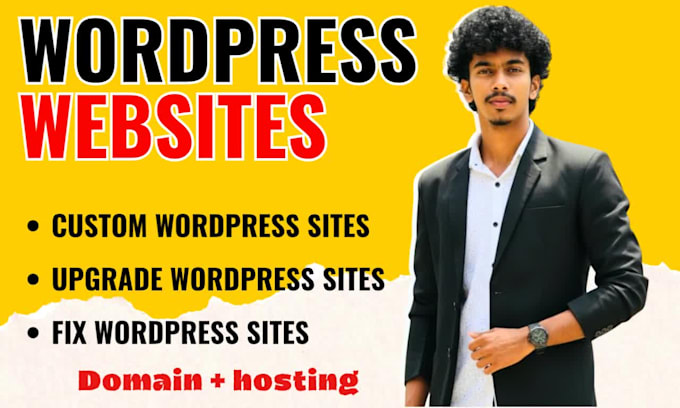 build, redesign or fix your wordpress website professionally