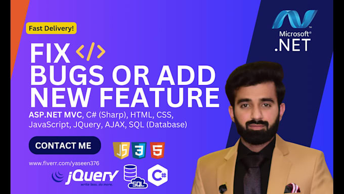 add new functionality, fix bugs in your website application