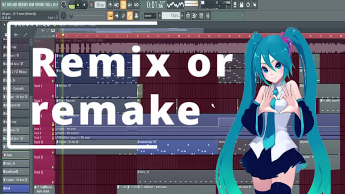 remix or remake an instrumental for you