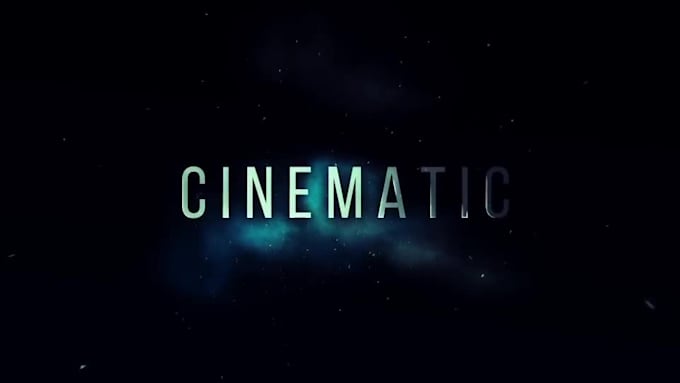 create cinematic action game trailer video