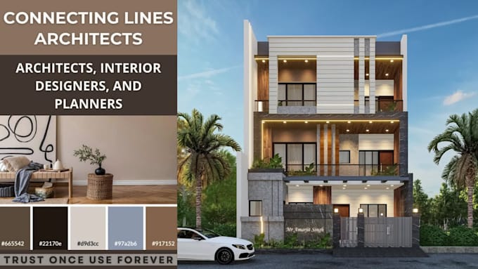 do 3d model design with interior and exterior architectural renders